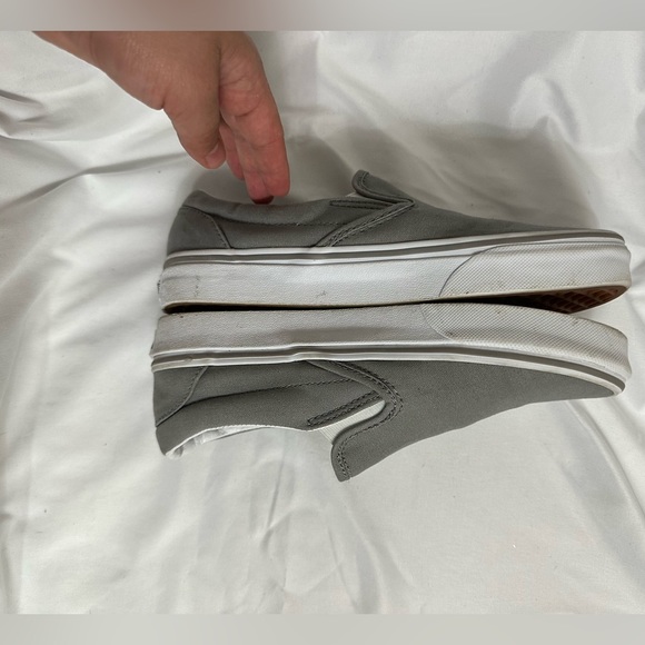 Vans classic slip on sneaker unisex men 5.5 women 7.0 light gray - Picture 7 of 7